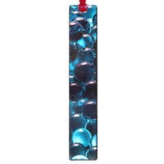 Blue Abstract Balls Spheres Large Book Marks by Amaryn4rt