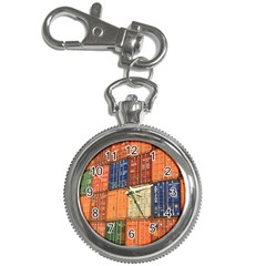 Blue White Orange And Brown Container Van Key Chain Watches by Amaryn4rt