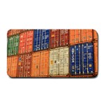 Blue White Orange And Brown Container Van Medium Bar Mats 16 x8.5  Bar Mat