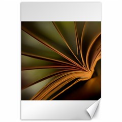 Book Screen Climate Mood Range Canvas 12  X 18   by Amaryn4rt