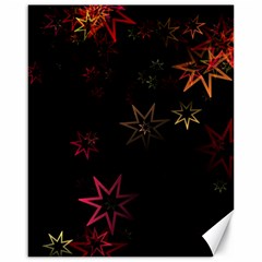 Christmas Background Motif Star Canvas 16  X 20   by Amaryn4rt