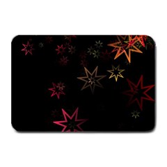 Christmas Background Motif Star Plate Mats by Amaryn4rt