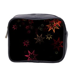 Christmas Background Motif Star Mini Toiletries Bag 2-side by Amaryn4rt