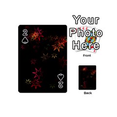 Christmas Background Motif Star Playing Cards 54 (mini)  by Amaryn4rt