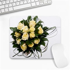 Bouquet Flowers Roses Decoration Large Mousepads by Amaryn4rt