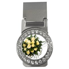 Bouquet Flowers Roses Decoration Money Clips (cz)  by Amaryn4rt