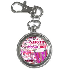 Coffee Cup Lettering Coffee Cup Key Chain Watches by Amaryn4rt