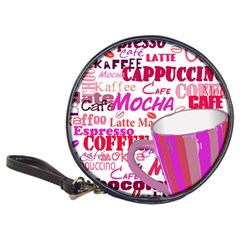 Coffee Cup Lettering Coffee Cup Classic 20-cd Wallets by Amaryn4rt