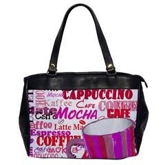 Coffee Cup Lettering Coffee Cup Office Handbags by Amaryn4rt