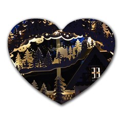 Christmas Advent Candle Arches Heart Mousepads by Amaryn4rt