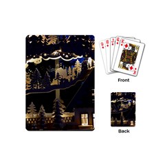 Christmas Advent Candle Arches Playing Cards (mini)  by Amaryn4rt