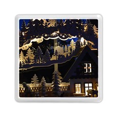 Christmas Advent Candle Arches Memory Card Reader (square)  by Amaryn4rt