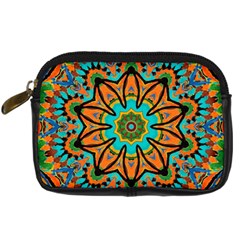 Color Abstract Pattern Structure Digital Camera Cases by Amaryn4rt