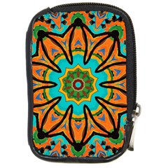 Color Abstract Pattern Structure Compact Camera Cases by Amaryn4rt