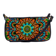 Color Abstract Pattern Structure Shoulder Clutch Bags by Amaryn4rt