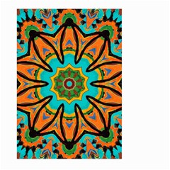 Color Abstract Pattern Structure Large Garden Flag (two Sides) by Amaryn4rt