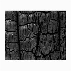 Coal Charred Tree Pore Black Small Glasses Cloth by Amaryn4rt