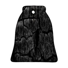 Coal Charred Tree Pore Black Ornament (bell)  by Amaryn4rt