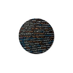 Close Up Code Coding Computer Golf Ball Marker (10 Pack) by Amaryn4rt