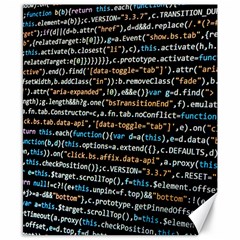 Close Up Code Coding Computer Canvas 8  X 10  by Amaryn4rt