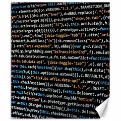 Close Up Code Coding Computer Canvas 20  X 24   by Amaryn4rt