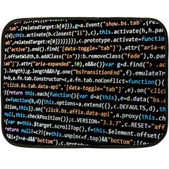 Close Up Code Coding Computer Double Sided Fleece Blanket (mini)  by Amaryn4rt