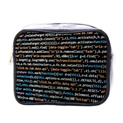 Close Up Code Coding Computer Mini Toiletries Bags by Amaryn4rt