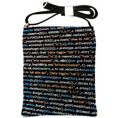 Close Up Code Coding Computer Shoulder Sling Bags by Amaryn4rt