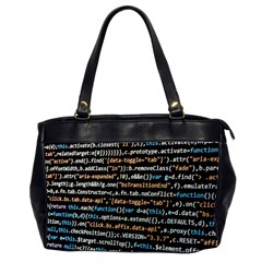 Close Up Code Coding Computer Office Handbags (2 Sides)  by Amaryn4rt