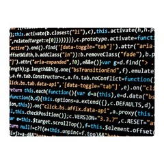 Close Up Code Coding Computer Double Sided Flano Blanket (mini)  by Amaryn4rt