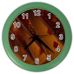 Card Game Mood The Tarot Color Wall Clocks by Amaryn4rt