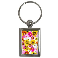 Flowers Blossom Bloom Nature Plant Key Chains (rectangle)  by Amaryn4rt