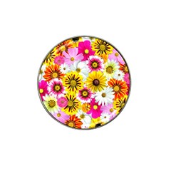 Flowers Blossom Bloom Nature Plant Hat Clip Ball Marker (4 Pack) by Amaryn4rt