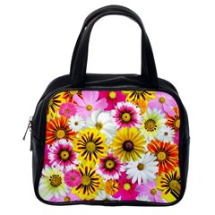 Flowers Blossom Bloom Nature Plant Classic Handbags (one Side) by Amaryn4rt