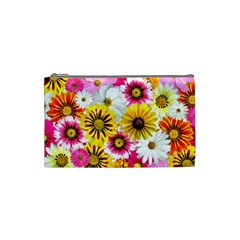 Flowers Blossom Bloom Nature Plant Cosmetic Bag (small)  by Amaryn4rt