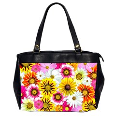 Flowers Blossom Bloom Nature Plant Office Handbags (2 Sides)  by Amaryn4rt