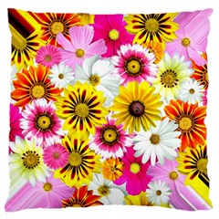 Flowers Blossom Bloom Nature Plant Large Cushion Case (two Sides) by Amaryn4rt