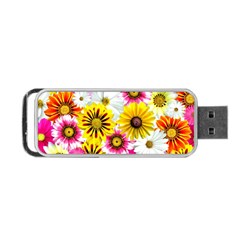 Flowers Blossom Bloom Nature Plant Portable Usb Flash (one Side) by Amaryn4rt