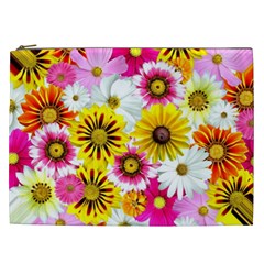 Flowers Blossom Bloom Nature Plant Cosmetic Bag (xxl)  by Amaryn4rt