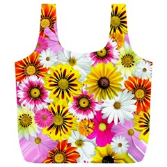 Flowers Blossom Bloom Nature Plant Full Print Recycle Bags (l)  by Amaryn4rt