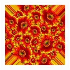 Gerbera Flowers Blossom Bloom Medium Glasses Cloth by Amaryn4rt