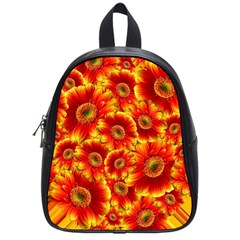 Gerbera Flowers Blossom Bloom School Bags (small)  by Amaryn4rt