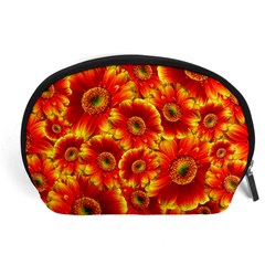 Gerbera Flowers Blossom Bloom Accessory Pouches (large)  by Amaryn4rt