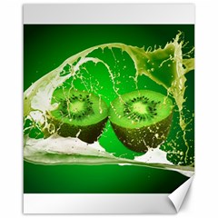 Kiwi Fruit Vitamins Healthy Cut Canvas 16  X 20   by Amaryn4rt