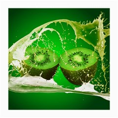 Kiwi Fruit Vitamins Healthy Cut Medium Glasses Cloth (2-side) by Amaryn4rt