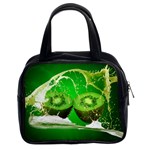 Kiwi Fruit Vitamins Healthy Cut Classic Handbags (2 Sides) Front