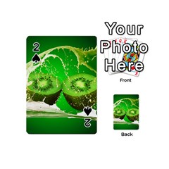 Kiwi Fruit Vitamins Healthy Cut Playing Cards 54 (mini)  by Amaryn4rt