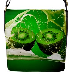 Kiwi Fruit Vitamins Healthy Cut Flap Messenger Bag (s) by Amaryn4rt