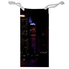 Hong Kong China Asia Skyscraper Jewelry Bag by Amaryn4rt