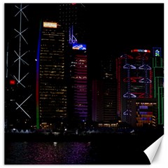 Hong Kong China Asia Skyscraper Canvas 20  X 20   by Amaryn4rt